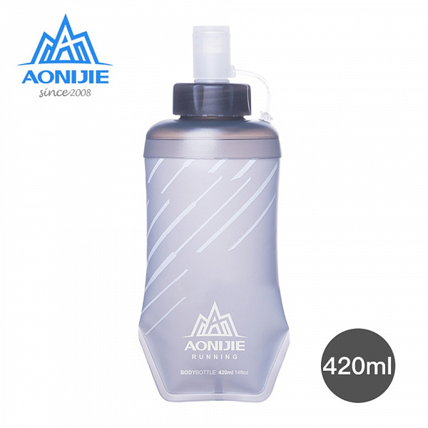 Мягкая спортивная бутылка AONIJIE 420 ml для бега, марафона фото в магазине FilSport.ru