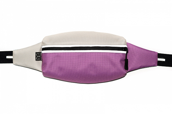Поясная сумка Marathon Waist Bag (2 colors) Серый / фиолетовый) фото в магазине FilSport.ru