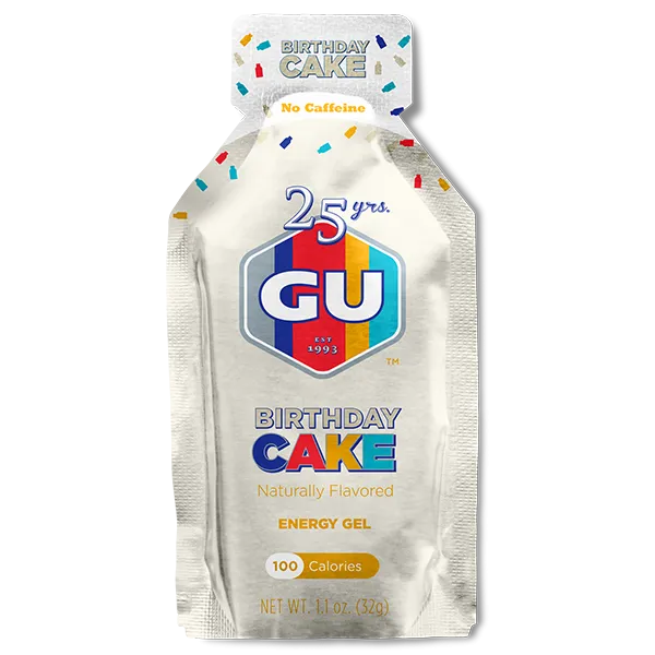 Гель энергетический GU ENERGY GEL 1 шт Праздничный торт без кофеина фото в магазине FilSport.ru