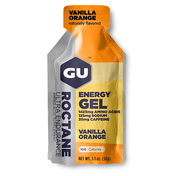 GU ROCTANE ENERGY GEL 32 г, ваниль-апельсин фото в магазине FilSport.ru