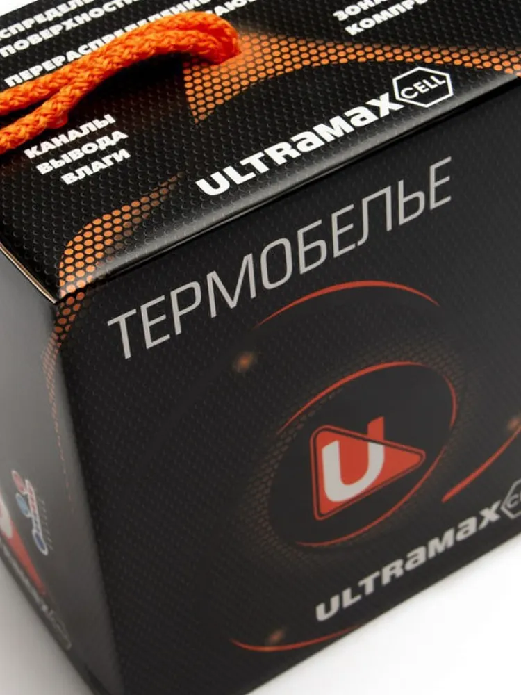 Комплект термобелья ULTRAMAXCELL бесшовной вязки Чёрный по выгодной цене сдоставкой по всей России