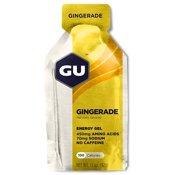 Гель энергетический GU ENERGY GEL 1 шт Имбирный лимонад без кофеина фото в магазине FilSport.ru