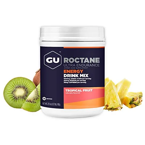 Спортивный напиток GU ROCTANE ENERGY DRINK MIX Банка 12 порций, Тропические фрукты