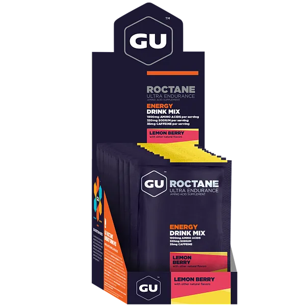 Спортивный напиток GU ROCTANE ENERGY DRINK MIX 10 шт x 65 г, Лимонная ягода